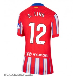 Atletico Madrid Samuel Lino #12 Prima Maglia Femmina 2024-25 Manica Corta